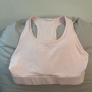 Baby Pink Fabletics Sports Bra